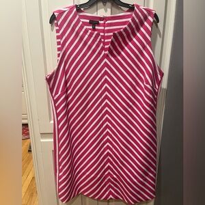 Talbots Pink Striped Women's Dress